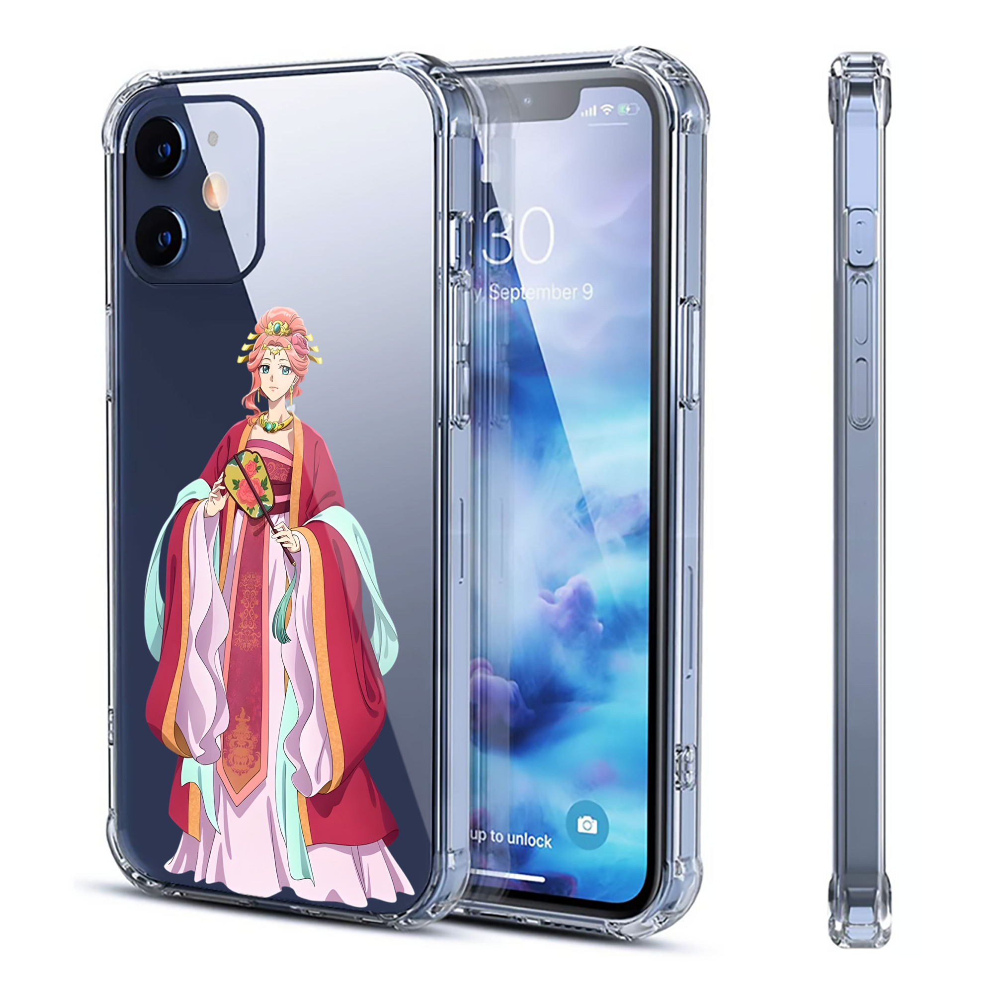 （画像用） 薬屋のひとりごと The Apothecary Diaries 【iPhone 12シリーズ対応】透明スマホケース（クリアソフトケース）